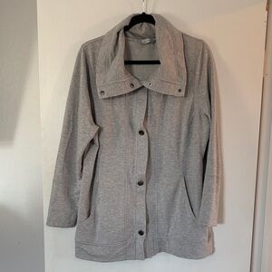 Free Country Gray Women's button up cardigan